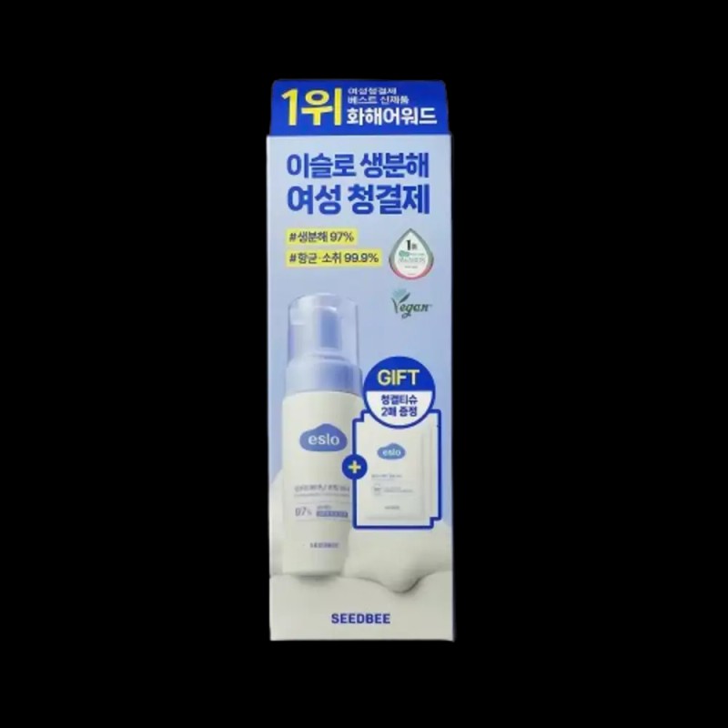 Seedbe 씨드비 이슬로 페미닌 포밍 워시 150ml(+청결티슈 2매) Seedbee Isalo