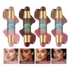 Maquillaje Barra Multiusos Acabado Mate Brillo Edificable Diseño Cremoso Contorno