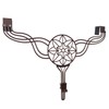 VILLAGE LIGHTING COMPANY [Front Door WREATH HANGER] - Flower Design.