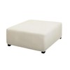 PureFit Super Stretch Form Fit Square Ottoman Cover Rectangle -