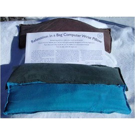 Royal Blue Computer Wrist Pillow from Relaxation in a Bag