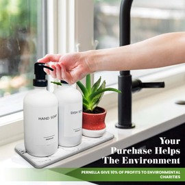 Pernella 2 PCS Marble, Stone Sink Caddy, Diatomaceous Earth Tray, Dry Stone For Kitchen Sink, Stone Drying Tray, Instant Dry Sink Caddy, Instant Dry Sink Organizer, Water Absorbing Stone Tray For Sink