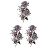 KING HORSE hm1145 Tattoo Sticker Rose [Regular Size, Pack of