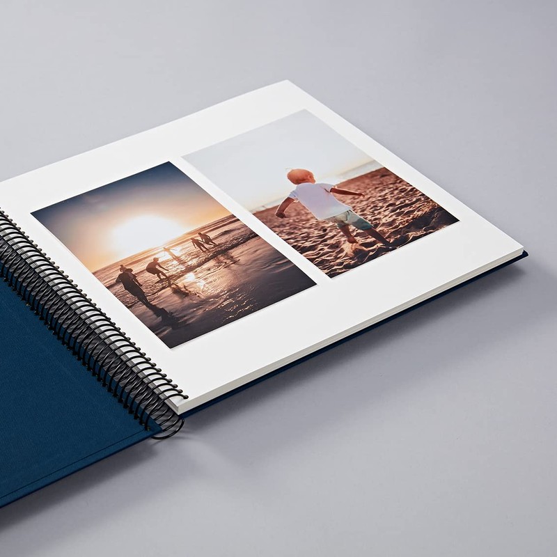 Spiral Album ''Economy'' medium/cream black +++ 20 sheets photo mounting