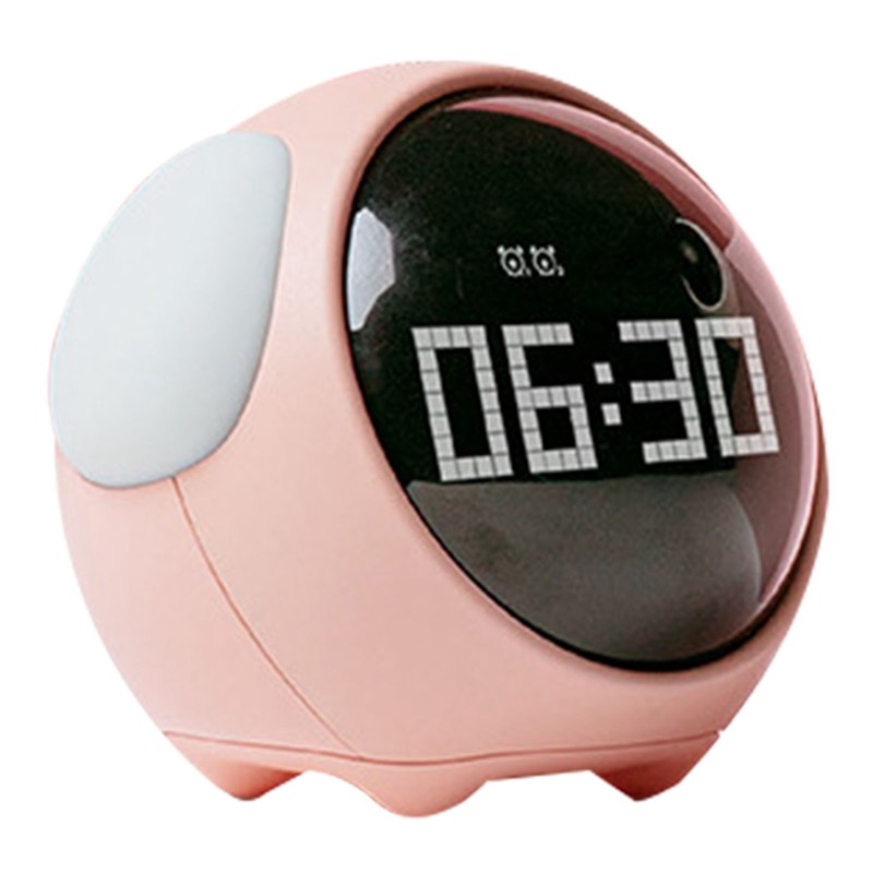 Expression Clock Cute Dog Shape Multifunctional LED Digital Alarm Clock