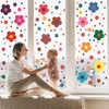 sourcing map 9 Sheets Flowers Window Stickers Wall Decals, PVC