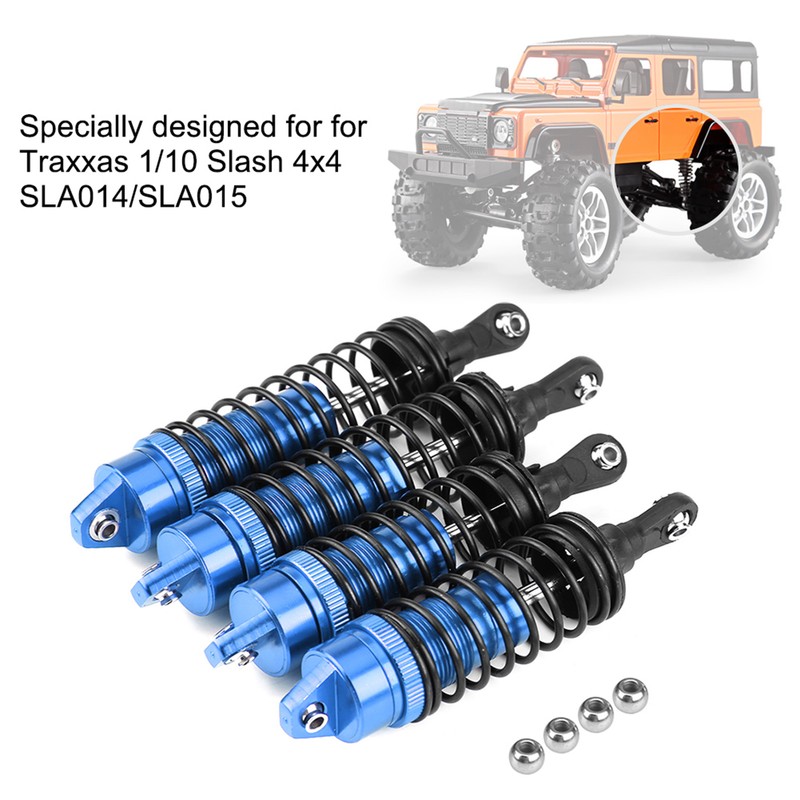 2pairs RC Truck Front & Rear Shock Absorber for Traxxas