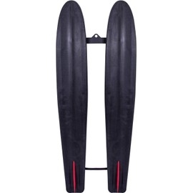 HO Hot Shot Trainer Skis w/Adjustable Horseshoe Bindings & Trainer Bar/Rope Floral/Black