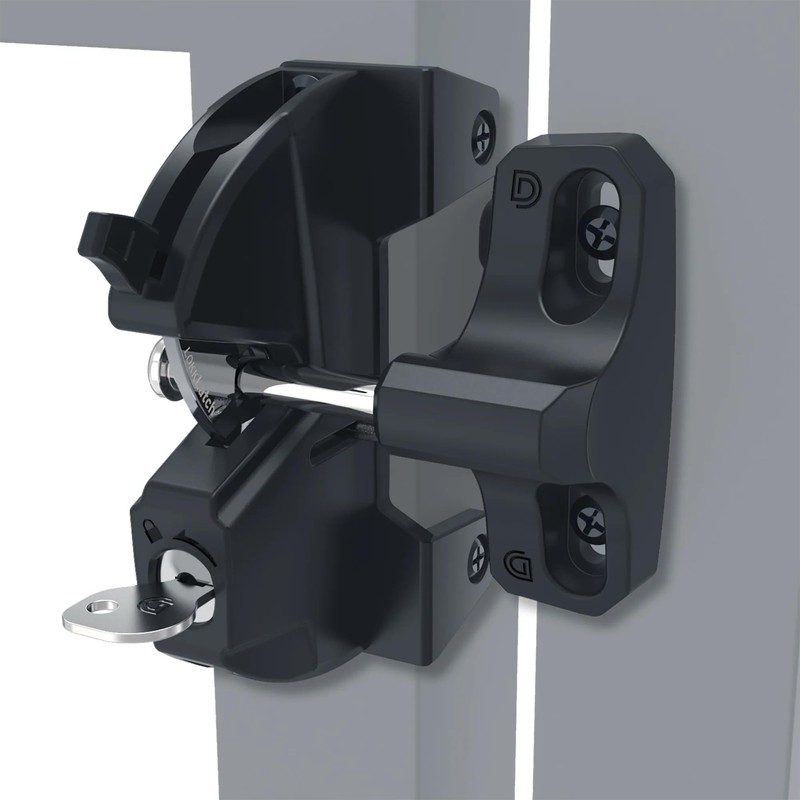 D&D Technologies LL3ABL LokkLatch Gate Latch with External Access Button,