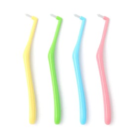 One Taft Brush for Dental Oral Care Pecure LS (Long Soft), Assortment (Set of 4)