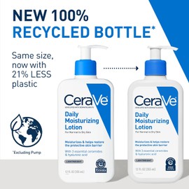 CeraVe - Loción hidratante diaria, 12 onzas