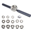 Watch Back Case Cover Opener Remover Wrench with 18.5‑36.5mm Dies