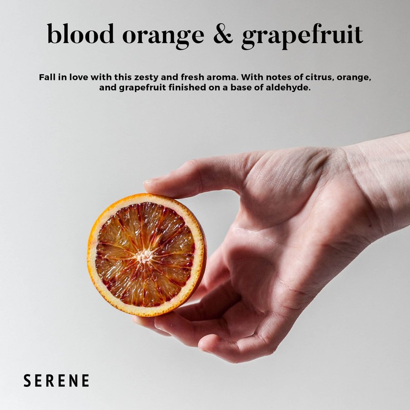 Hidden Label Large Scented Candle, Blood Orange & Grapefruit, 30oz