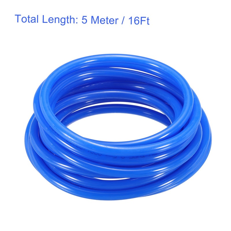 sourcing map Pneumatic Tubing - Polyurethane Air Compressor Hose Pipe,