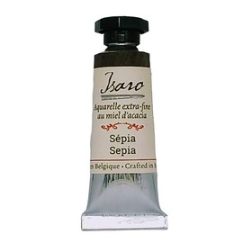 isaro 7ml tube of clear watercolors (sepia)