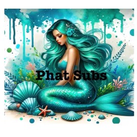 Unbranded 20oz Sublimation Tumbler Wrap Beautiful Mermaid Ready To Press Heat Transfer