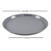 Rinboat 12 Pcs Round Restaurant Serving Trays, Food Meals Server