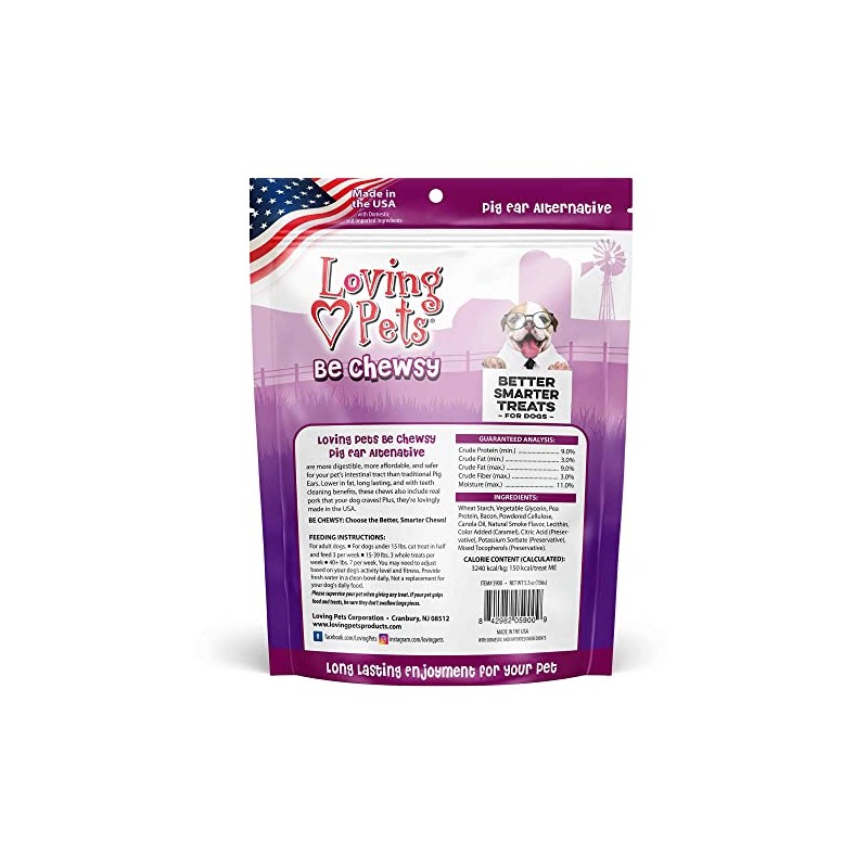Loving Pets - Be Chewsy Pig Ear Alternative for Dogs