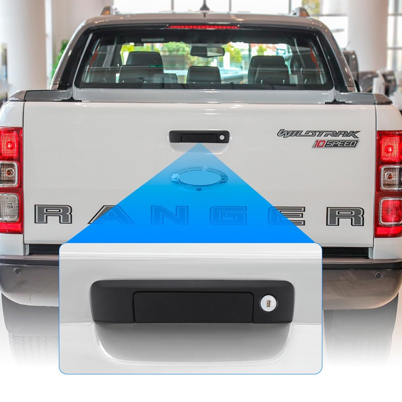 SUERAUTO4X4 Tailgate Handle Cover Trim for Ford Ranger PX1 PX2