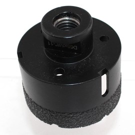 Brazed Diamond Core Drill Bits 3inch 5/8"-11 Thread - Dry/Wet Vacuum Brazeing Hole Saw Tile Stone Marble Granite Concrete Ceramics Glass 76mm