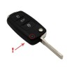 Car Key Folding Key Remote Control Housing Key 3 Button