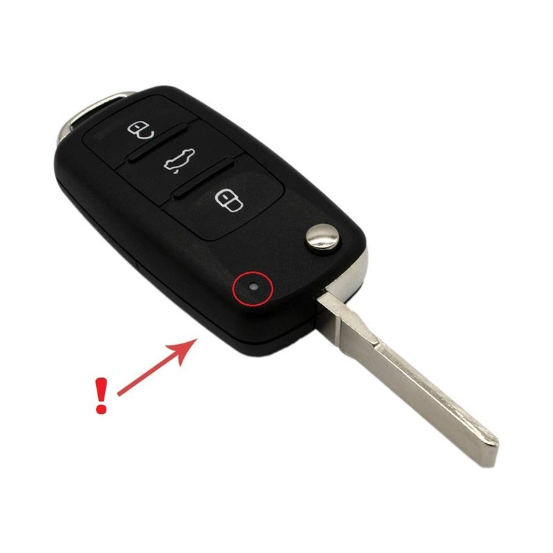 Car Key Folding Key Remote Control Housing Key 3 Button