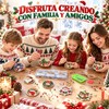6PCS Kit de Pintura con Diamantes de Perlas para Navidad
