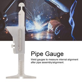 Hi Lo Welding Gauge, Stainless Steel Welding Gauge Inspection Gauge, Pipe Welding Tools and Equipment for Bolier, Bridge, Shipbuilding etc