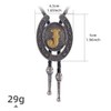 GelConnie Mens Bolo Tie Cowboy Tie Leather Necktie Western Letter
