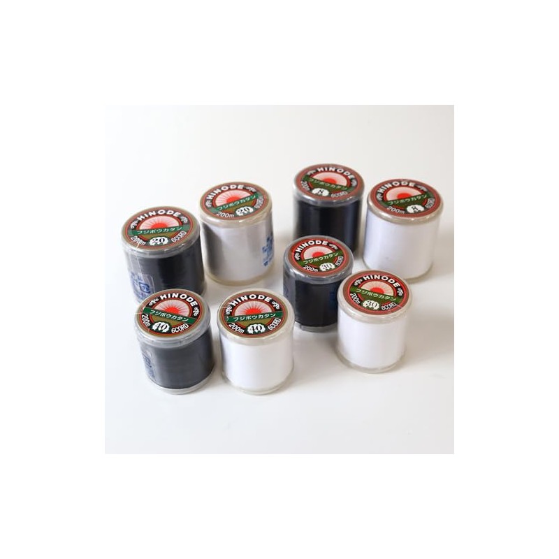 フジボウ 日の出カタン糸 40/200m 白 FHI40-200-W