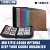 Tacrenixum 400 Pockets Card Holder Album with 50 Removable Sleeves