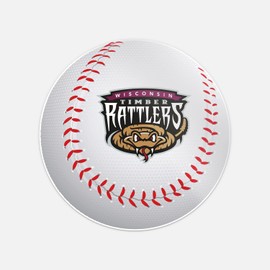 Wisconsin Timber Rattlers MiLB Full Logo Ball Vinyl Art Graphic Sticker Bumper Decal