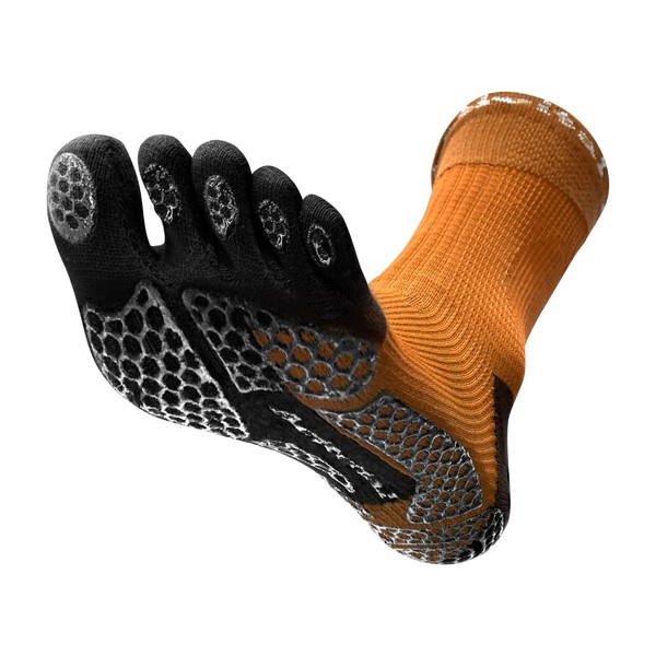 Activital PRO5 Foot Supporter, Small/Medium, 8.9 - 10.0 inches (22.5 - 25.5 cm), Orange, 1 Pair