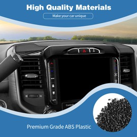 PDKLIN for RAM TRX Center Dash Storage Tray Trim Cover Carbon Fiber for Dodge RAM TRX 2018+ ABS Interior Accessories