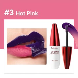Peel Off Lip Stain | Delineador de Labios Despegable A Prueba Agua | Lip Liner Stain Peel Off | Tinte de Labios Larga Duración Despegable | Maquillaje