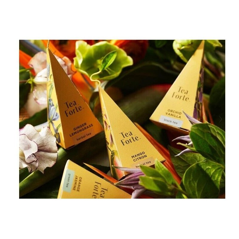 TEA FORTE, "Paradis" Tea Tasting Assortment Presentation Box of 20