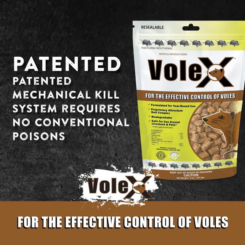 VoleX - Effective Against All Species of Voles. Safe for