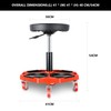 DNA MOTORING TOOLS-00253 Adjustable Height Pneumatic Garage Seat Rolling Mechanic