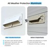 Aluminum RV Exhaust Range Hood Vent Cover with Adjustable Collar