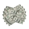 Jbofyee Money Placemats Set of 4 Table Mats Hundred Dollar