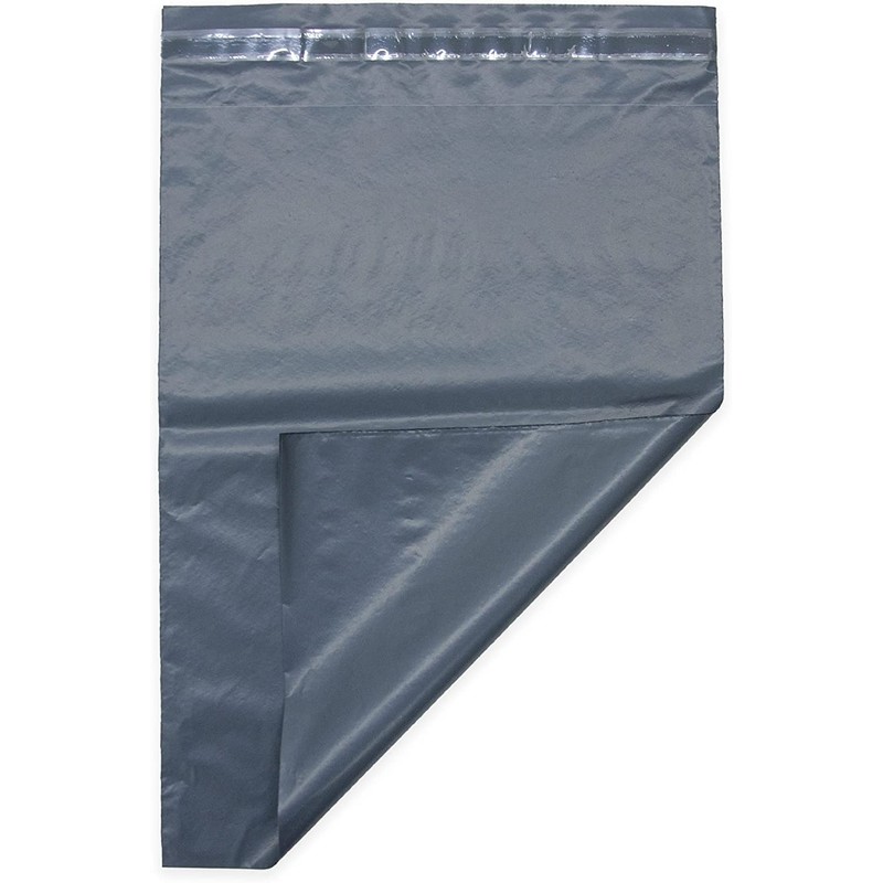Mailing Bags, Grey Parcel Delivery Bags with Self-Seal Closure, Flexible