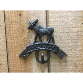 K-RAC Cast Iron “Welcome” Moose Hook