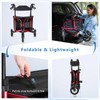 WALK MATE 3 Wheel Rollator Walker with Seat for Slim