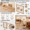 Foldable No-Drill Dog Playpen & Portable Indoor/Outdoor Pet Exercise Fence