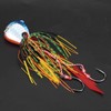 4Pcs 65g Fishing Artificial Baits Silicone Skirts Lures with Hook