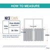 Nicetown - Cenefas opacas (106.7 cm de ancho)