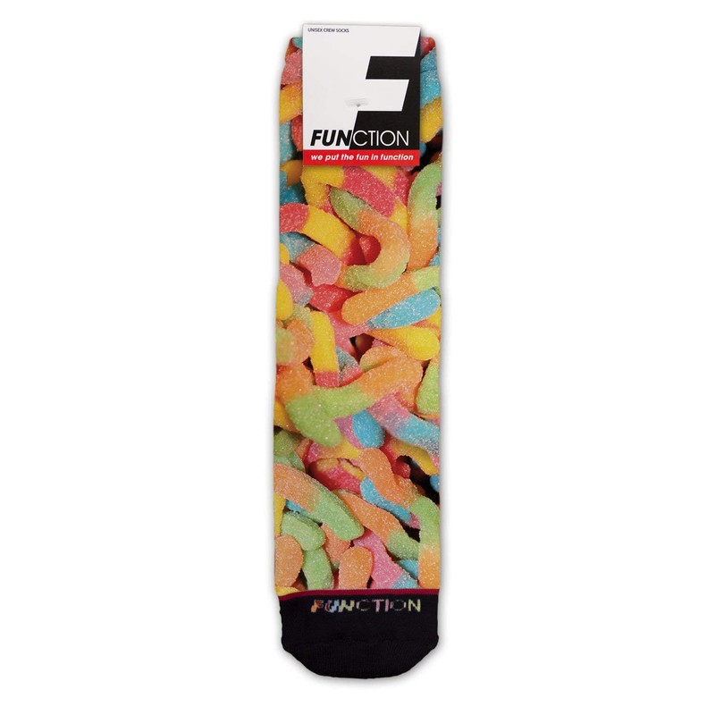 Function - Funny Food Socks (Sour Gummy Worms)