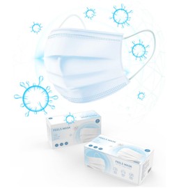 Fields Domestic Dental Mask Disposable Cute Droplet Blocking Mask 2000 sheets / 필즈 국산 덴탈마스크 일회용 귀편한 비말차단 2000매