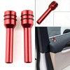 2pcs Red Car Door Lock Pin Door Fitting Modified Component