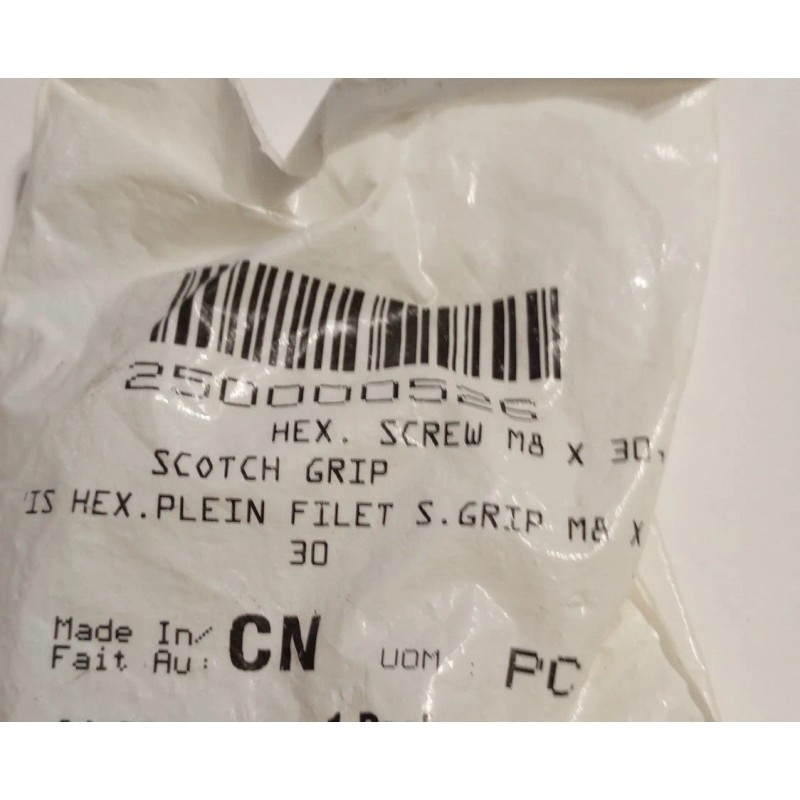 Sea-Doo Hex Screw M8X30 NOS 250000526 (L-3044)